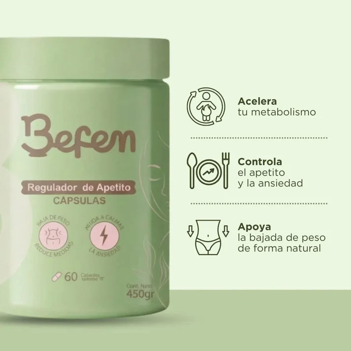 CÁPSULAS CUERPOFIT – REGULADOR DE APETITO